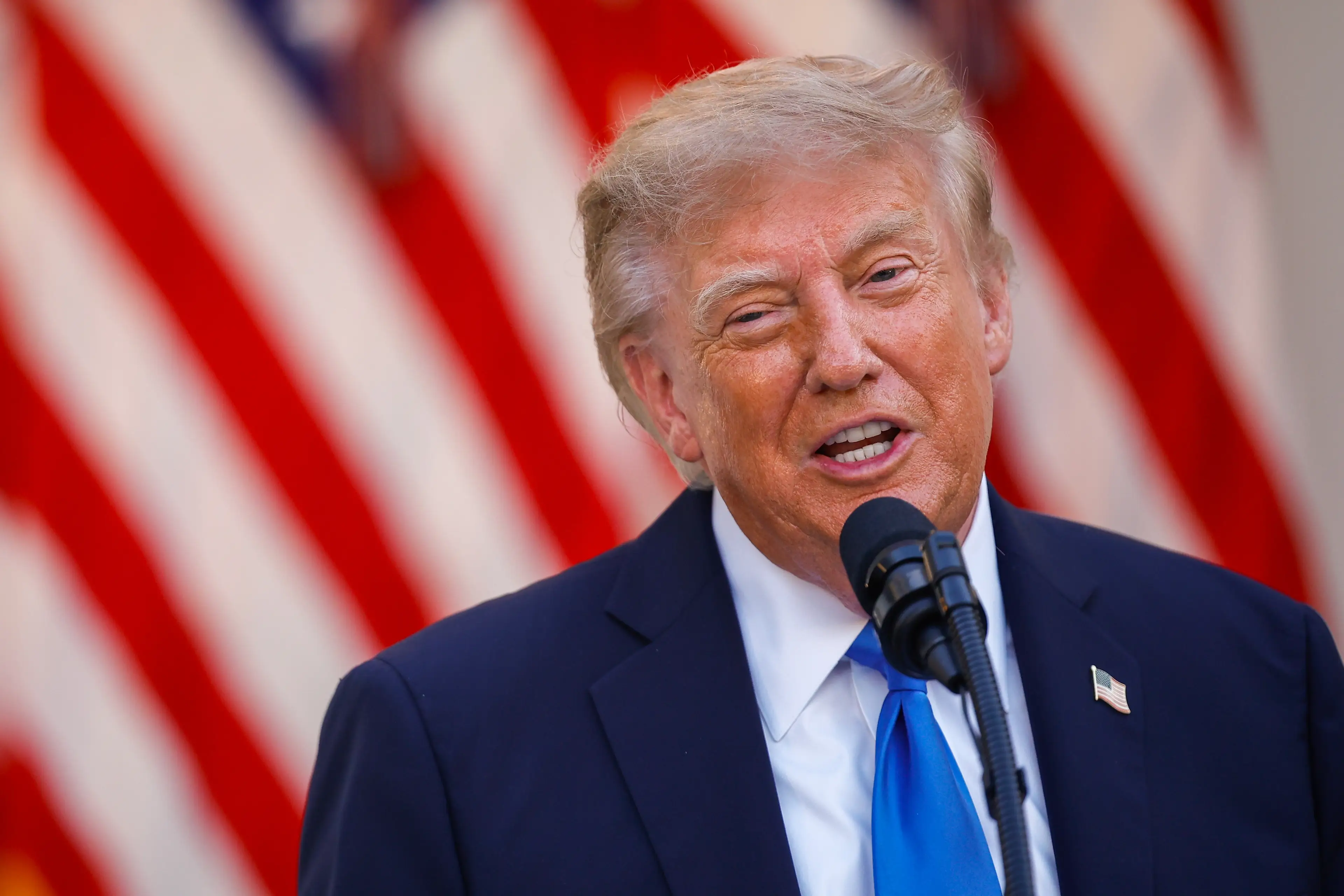 He insisted his huge investment gains were solely for America (Kevin Dietsch/Getty Images)