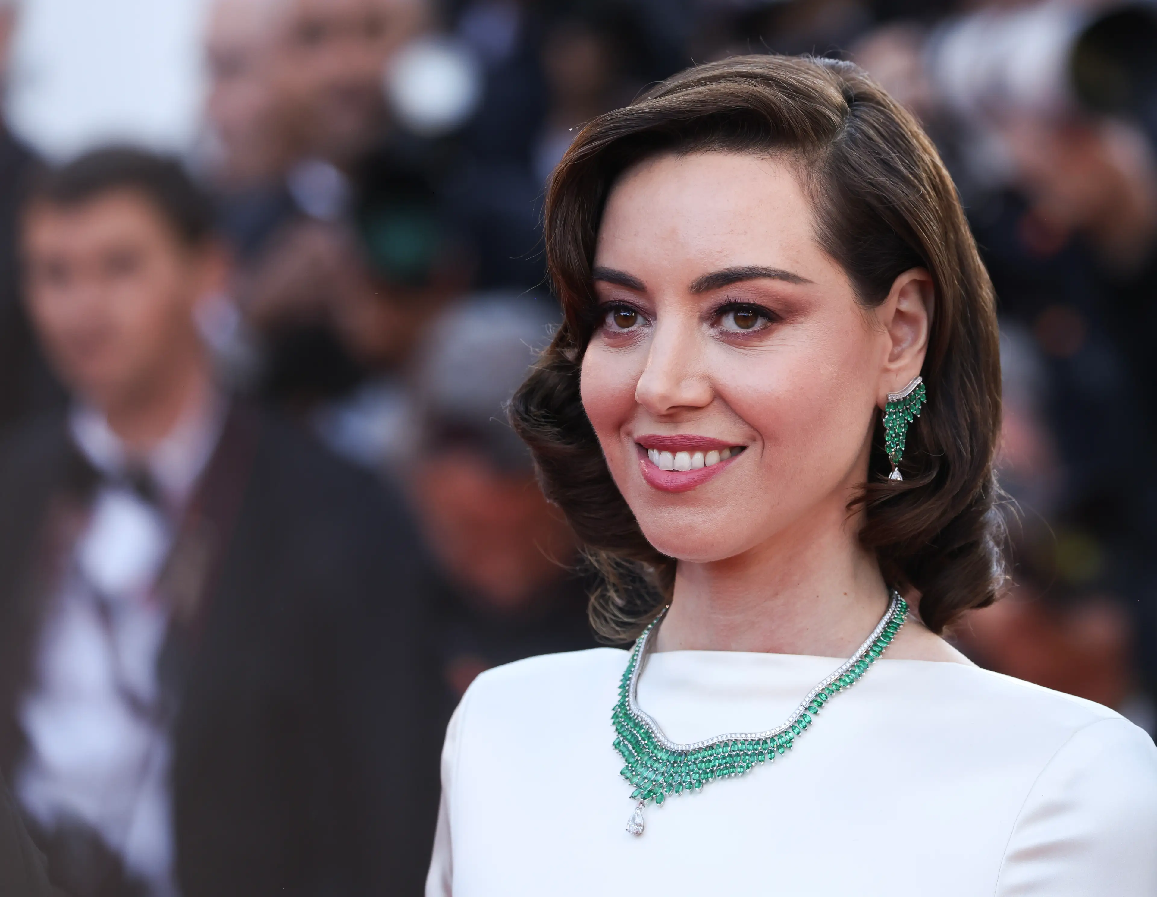 Aubrey Plaza suffered a stroke aged 20 (Mike Marsland/WireImage) 
