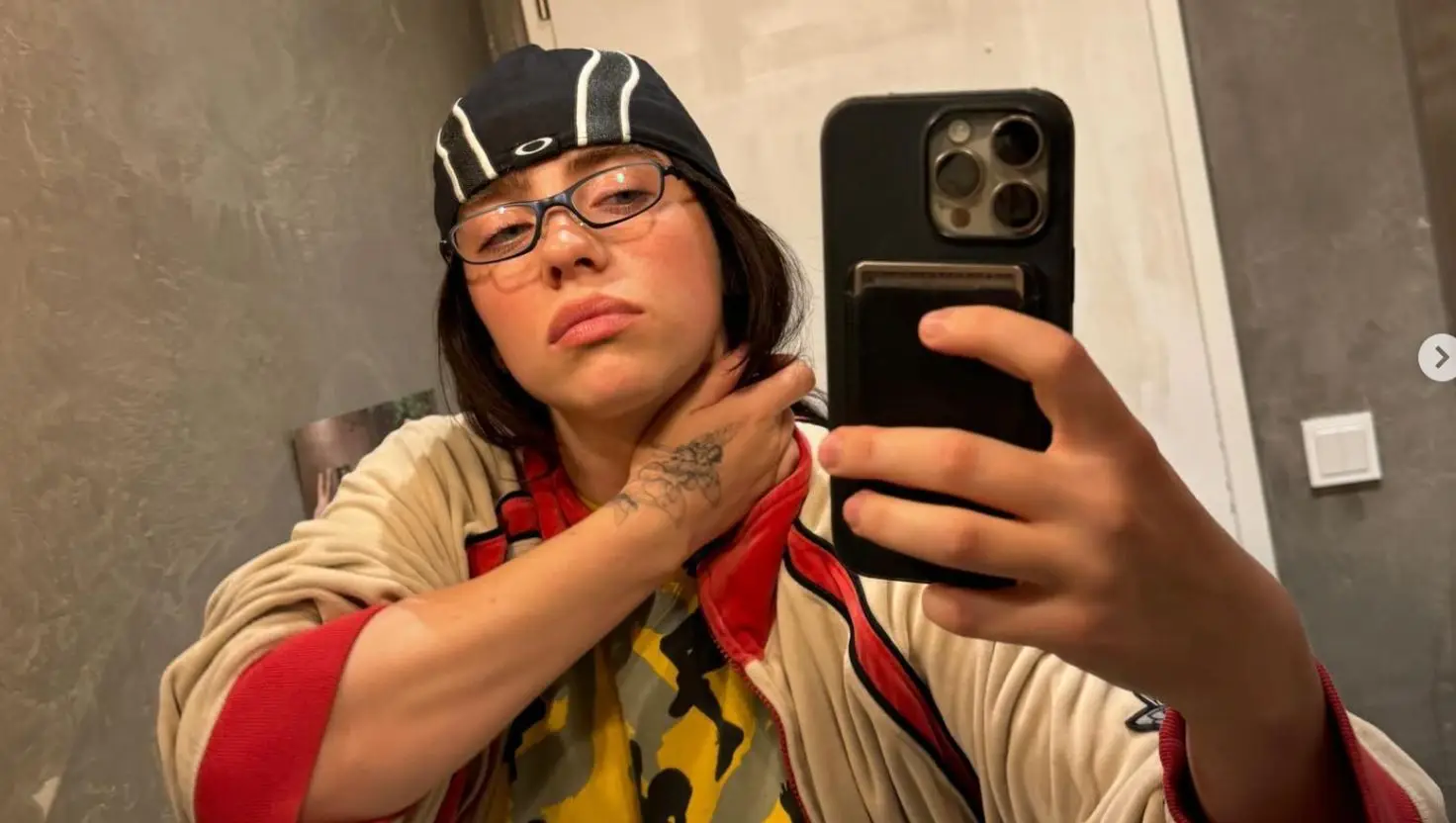 The singer's current tour is set to return Stateside in October (Instagram/@billieeilish)