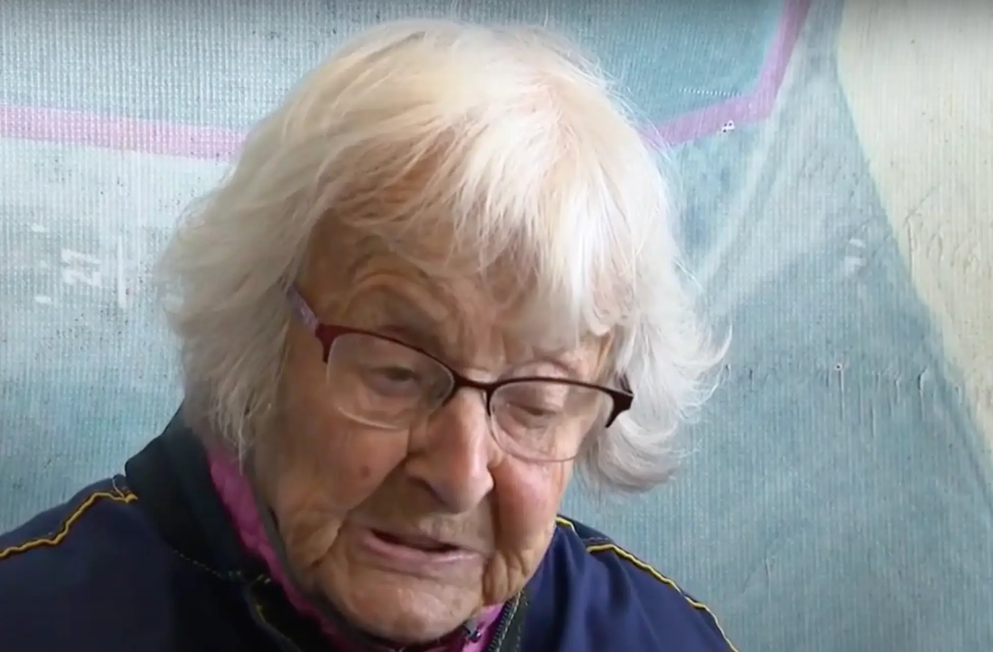 Manette Baillie celebrated her 102nd birthday recently. (Sky News)