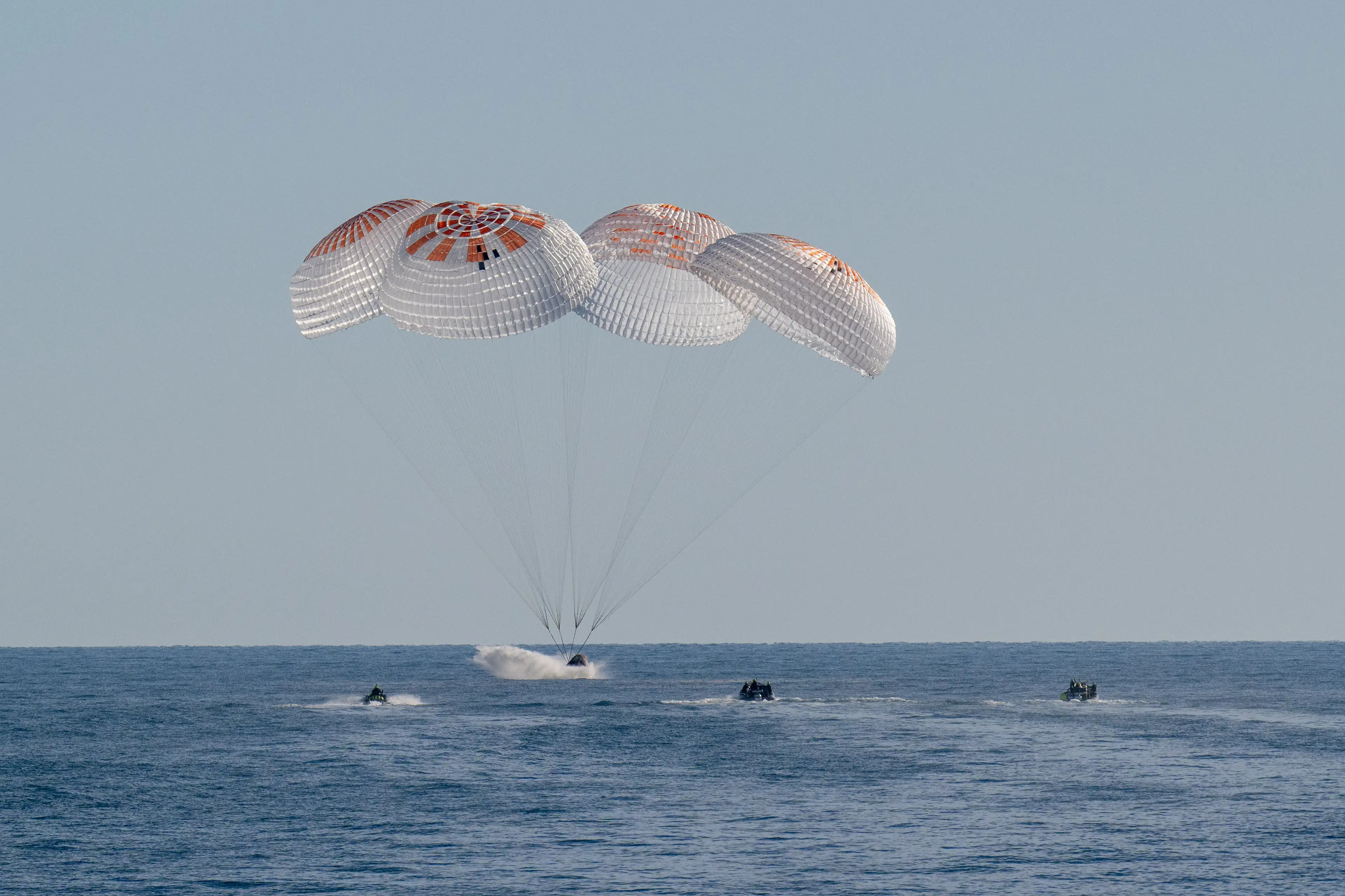 Williams and Wilmore successfully landed back on Earth on March 18 (Keegan Barber/NASA via Getty Images)