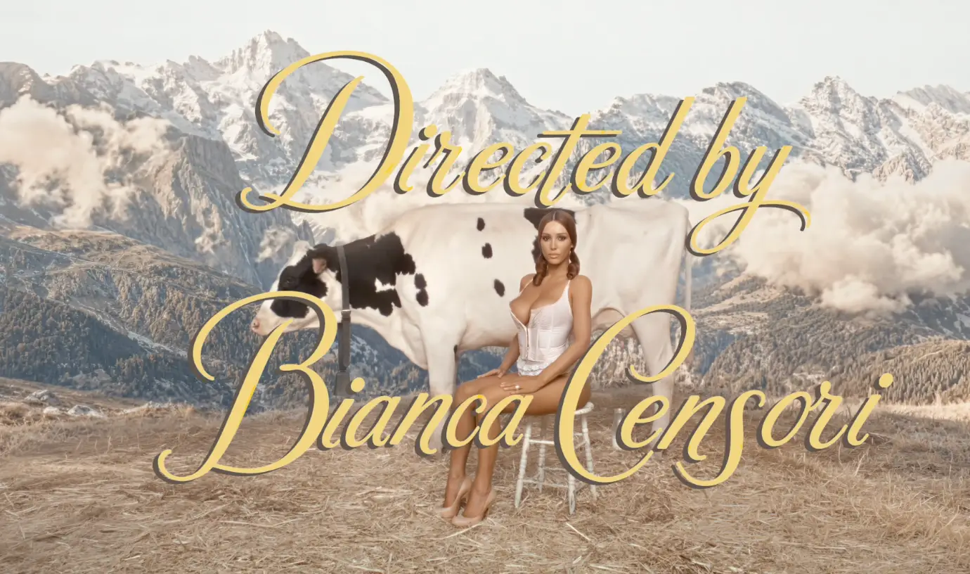 Bianca Censori stars in the latest music video from husband Kanye West (Instagram/@biancacensori)