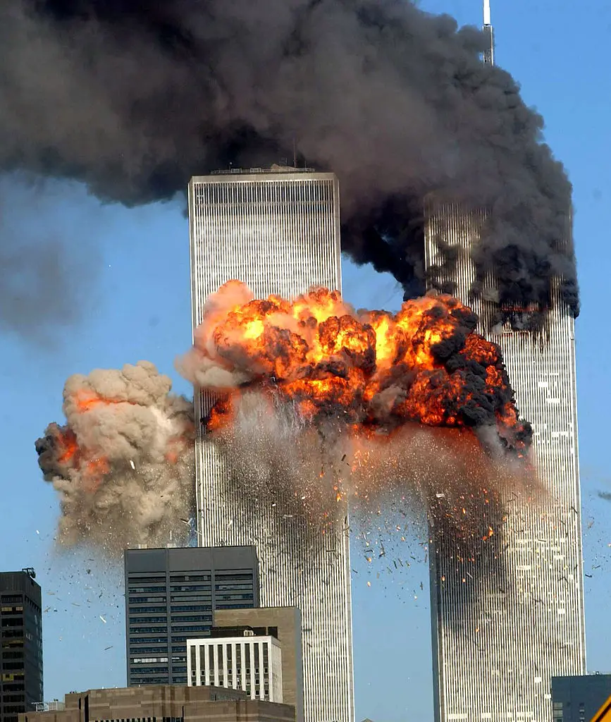 The Twin Towers terrorist attacks on September 11, 2001, saw almost 3,000 people lose their lives (Spencer Platt/Getty Images)