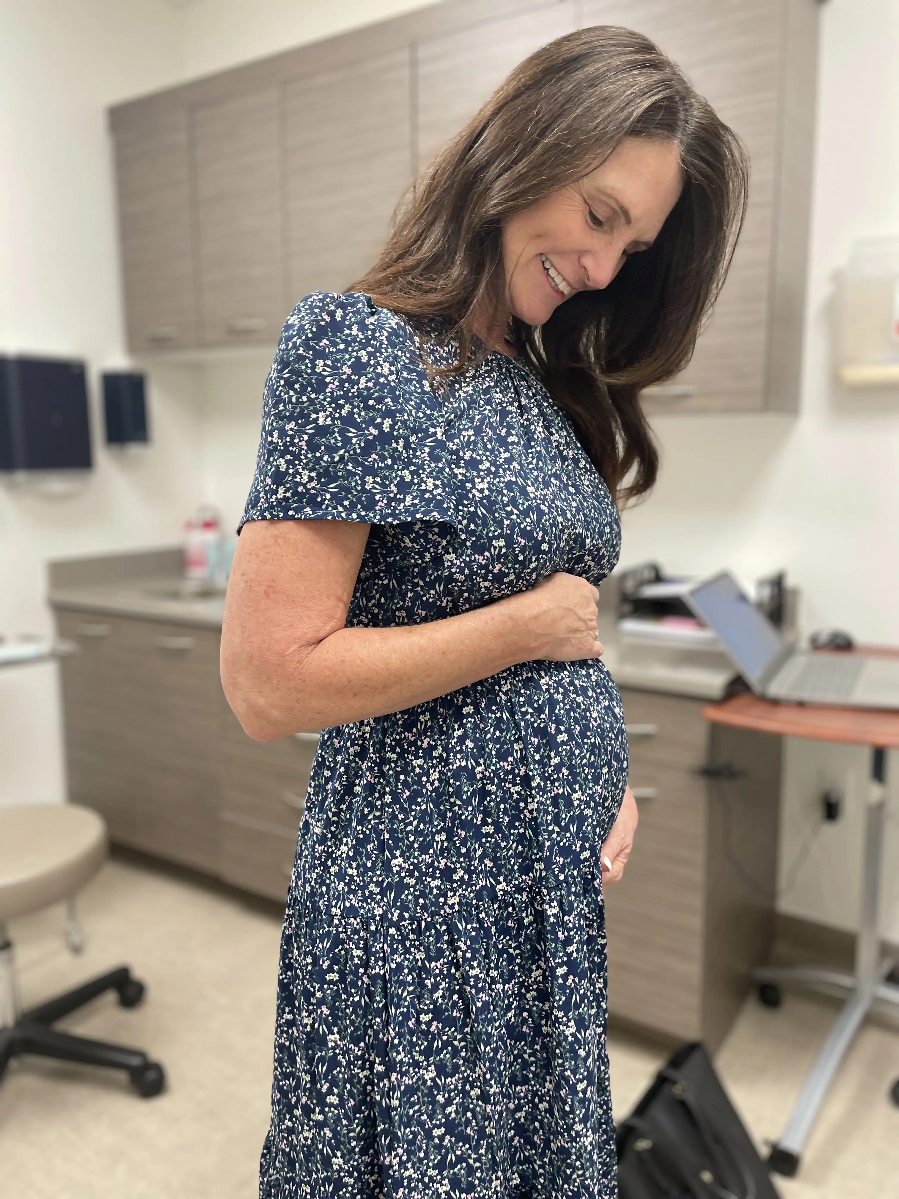 The 56-year-old wasn't sure if she'd be able to carry their baby.