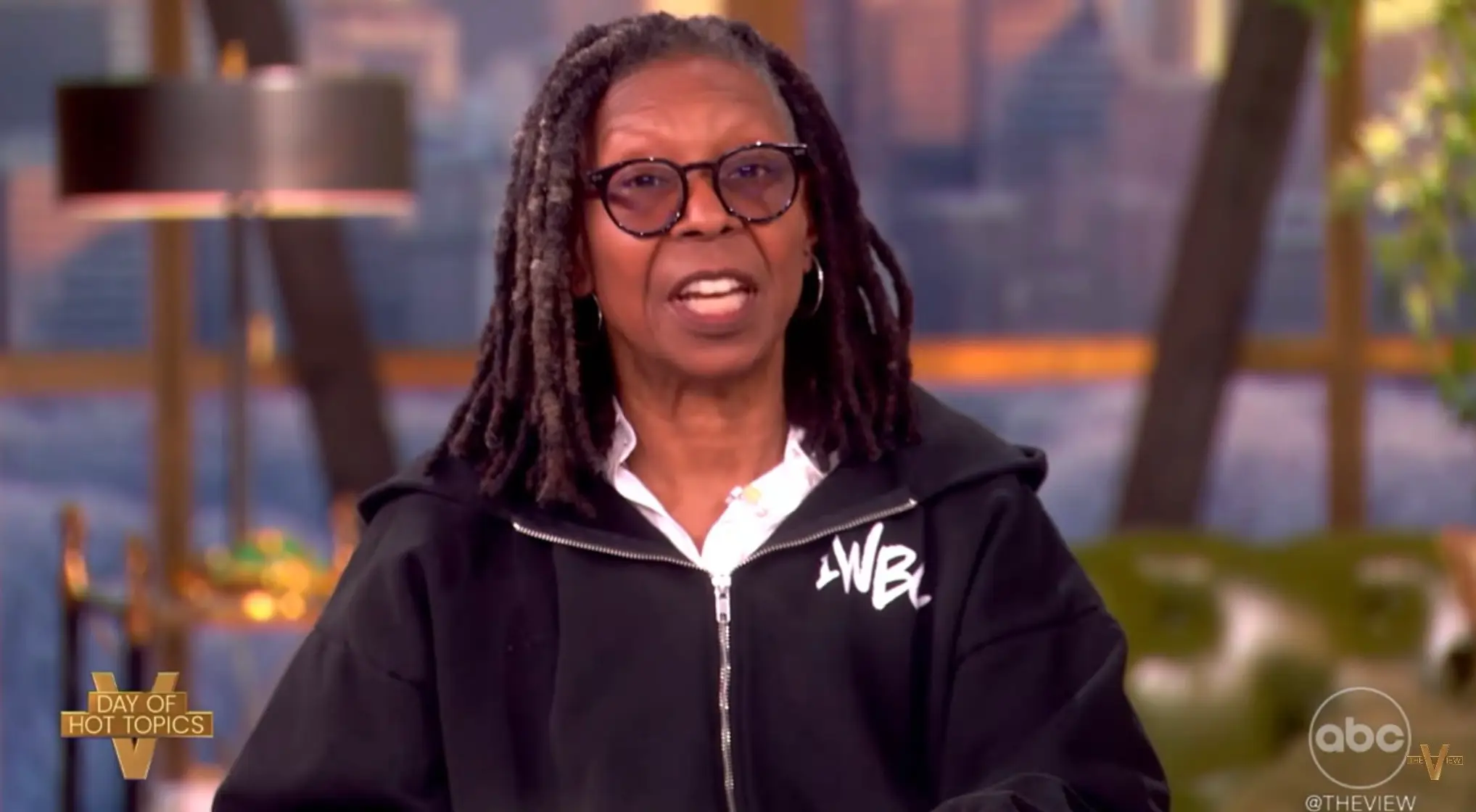 Whoopi Goldberg was horrified that people could think she had any ties to Epstein (The View / ABC)