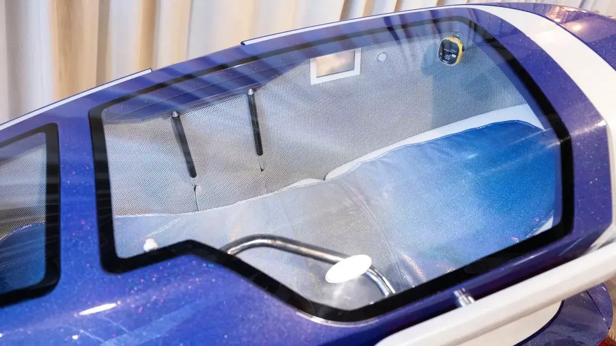 The first use of a the Sarco pod occured on Monday, September 23rd, 2024. (AFP via Getty Images)