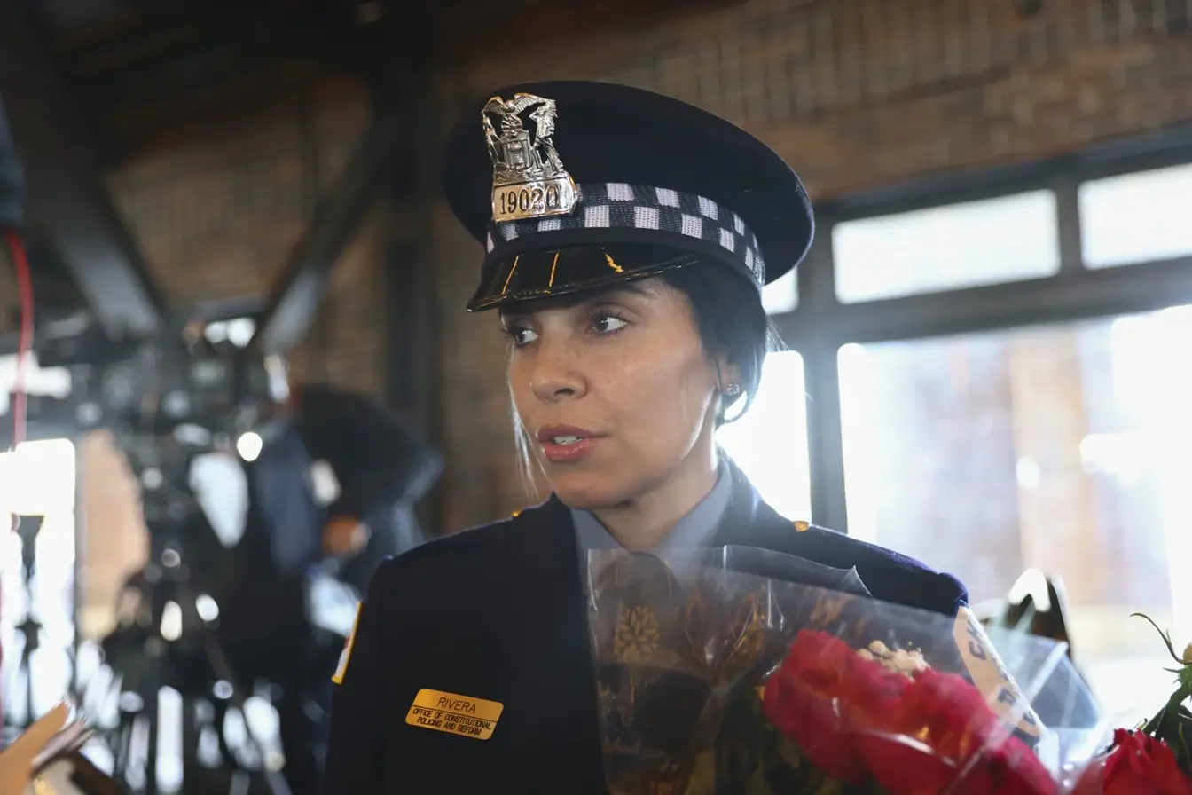 Krystal Rivera was in the hallway behind Baker when he turned around and fired the fatal shot (Chicago Police Department)