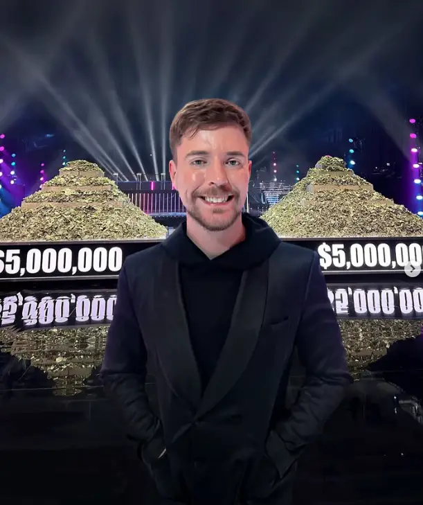 Mr Beast upped the stakes to $10 million, the biggest prize fund in TV history (Instagram/mrbeast)