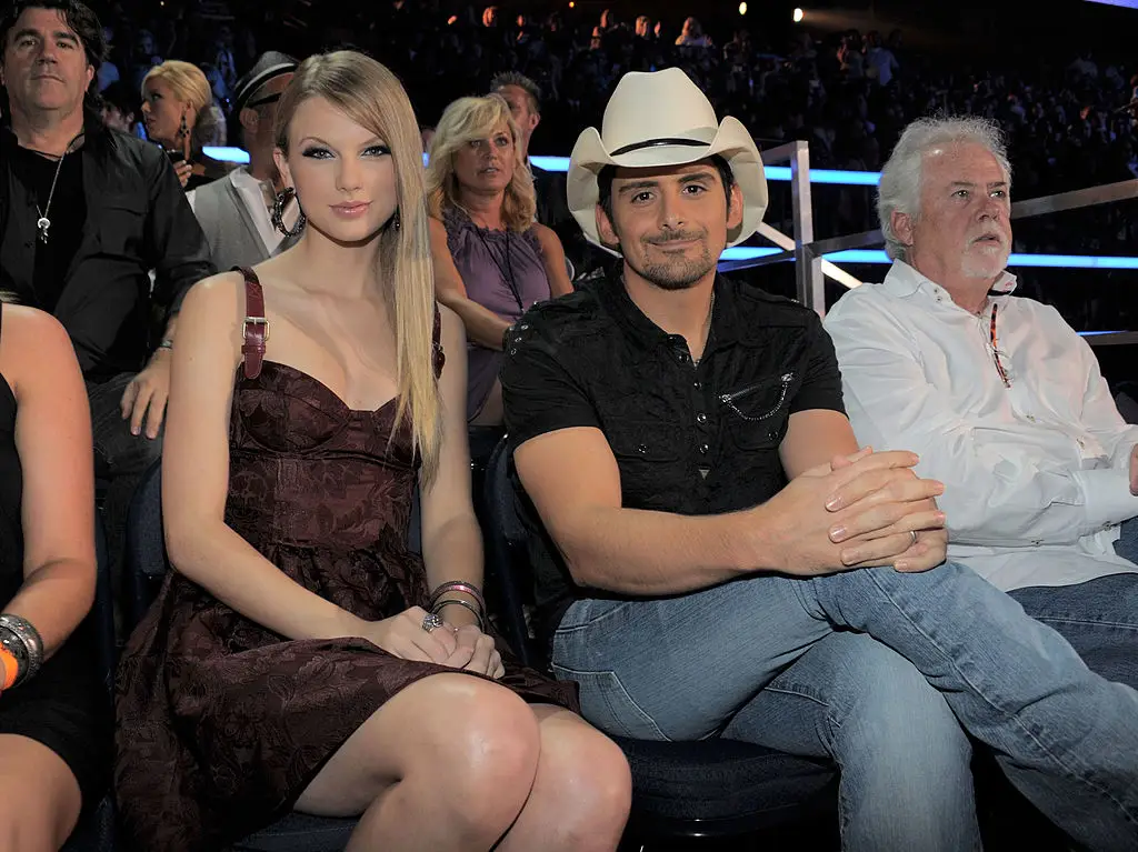 Taylor Swift opened for Brad Paisley in 2007 (Photo by Kevin Mazur/WireImage)