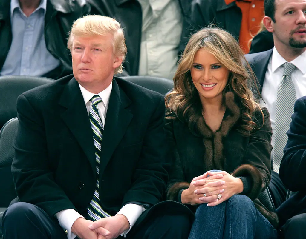 Trump is a lifelong Knicks fan (Photo by James Devaney/WireImage)
