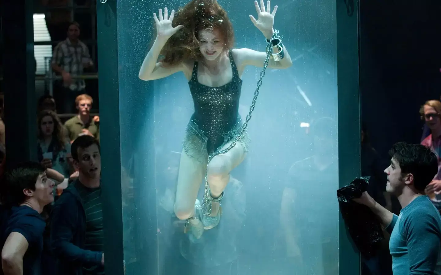 Isla Fisher began trapped in the tank for real (Lionsgates)