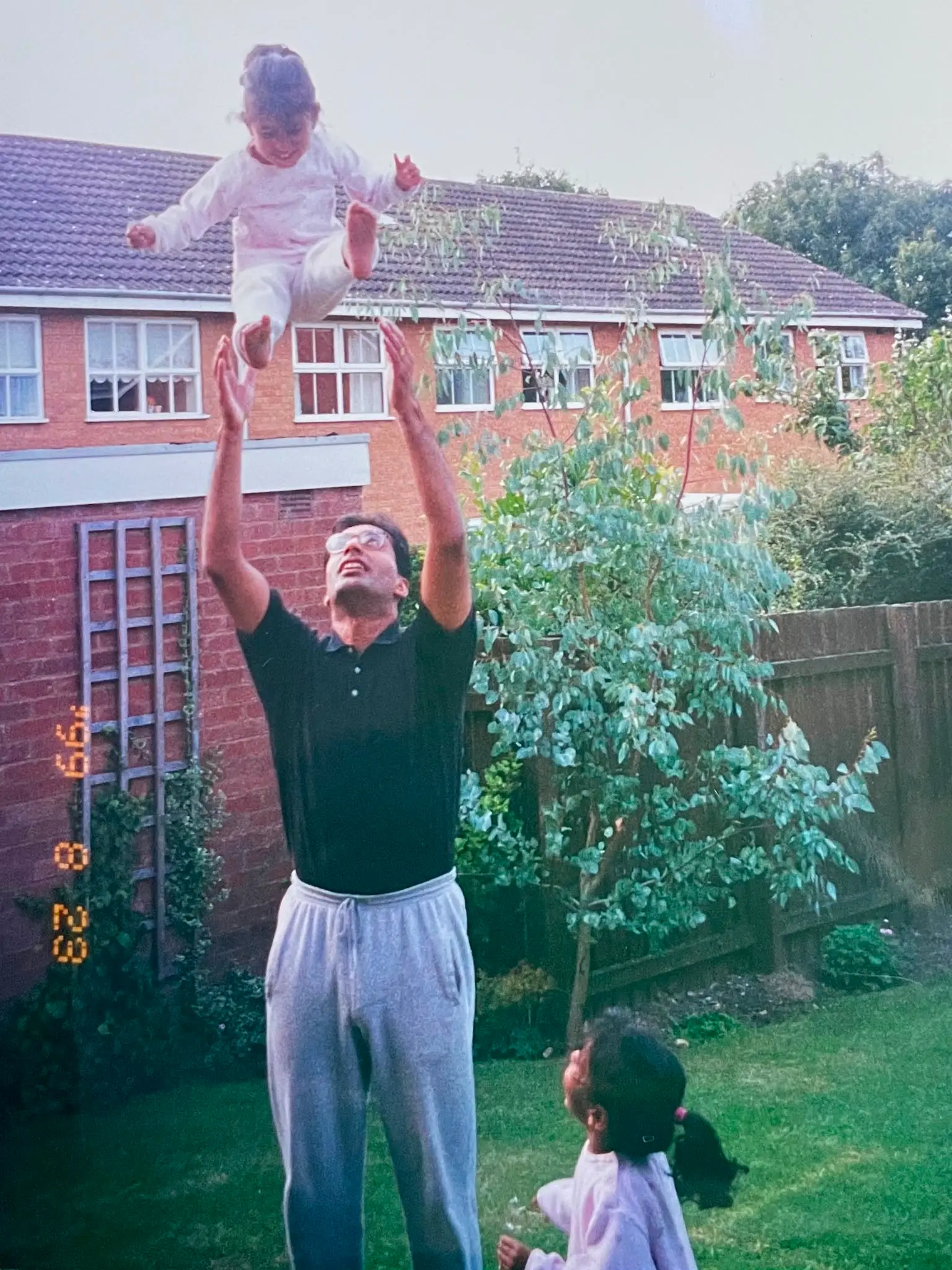 Tasha and Serena seen with their dad as kids (PA Real Life)