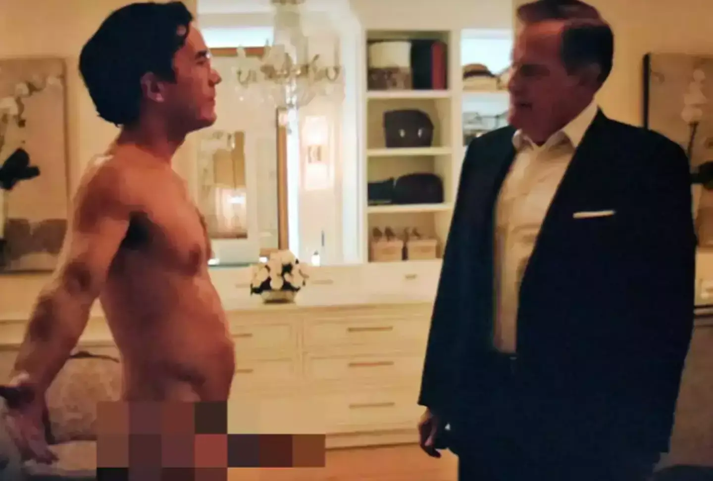 The risqué scene caused some controversy (Netflix)