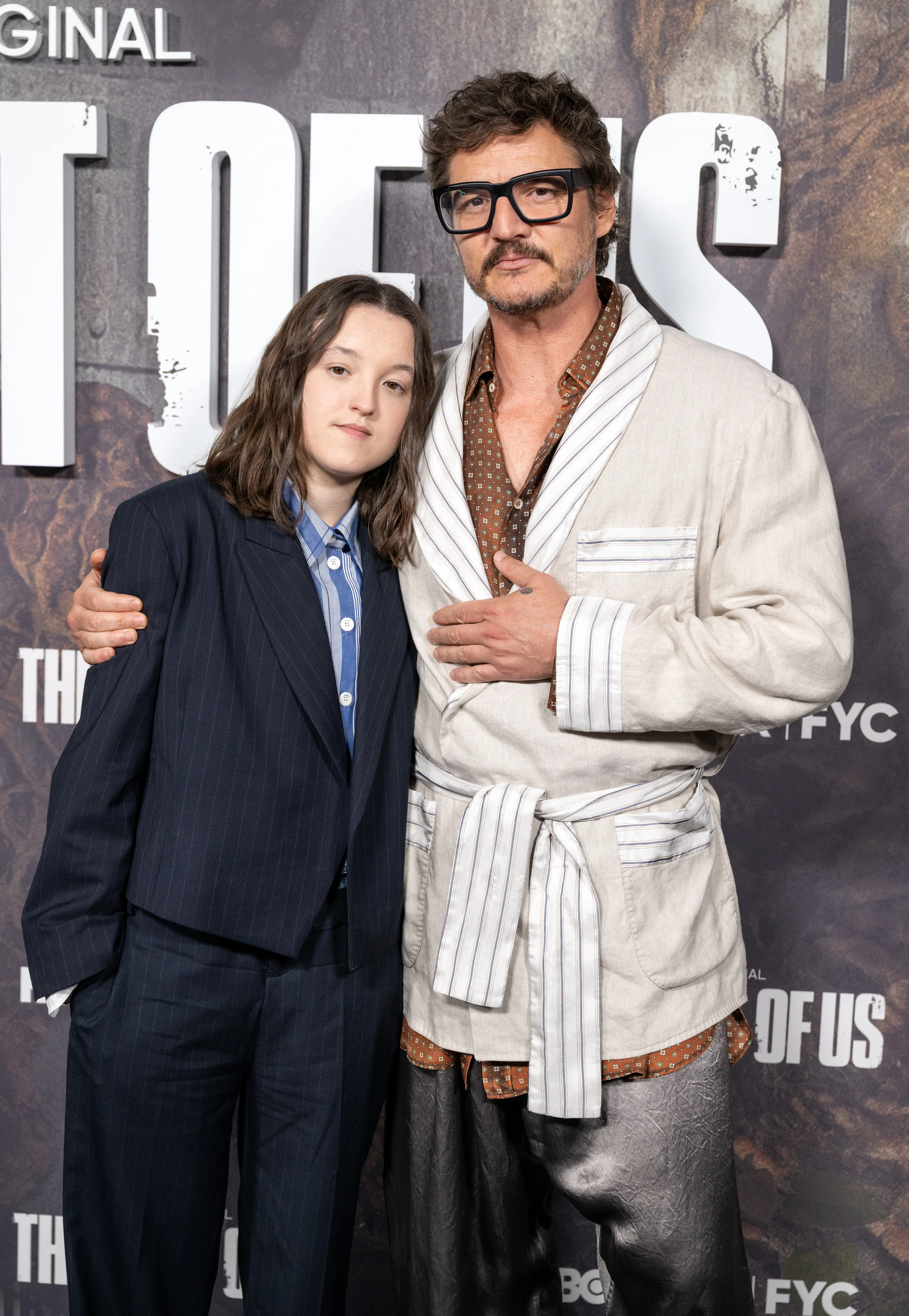Pascal told Bella Ramsey that he sometimes places his palm on his chest to help with his anxiety. (Amanda Edwards/WireImage)