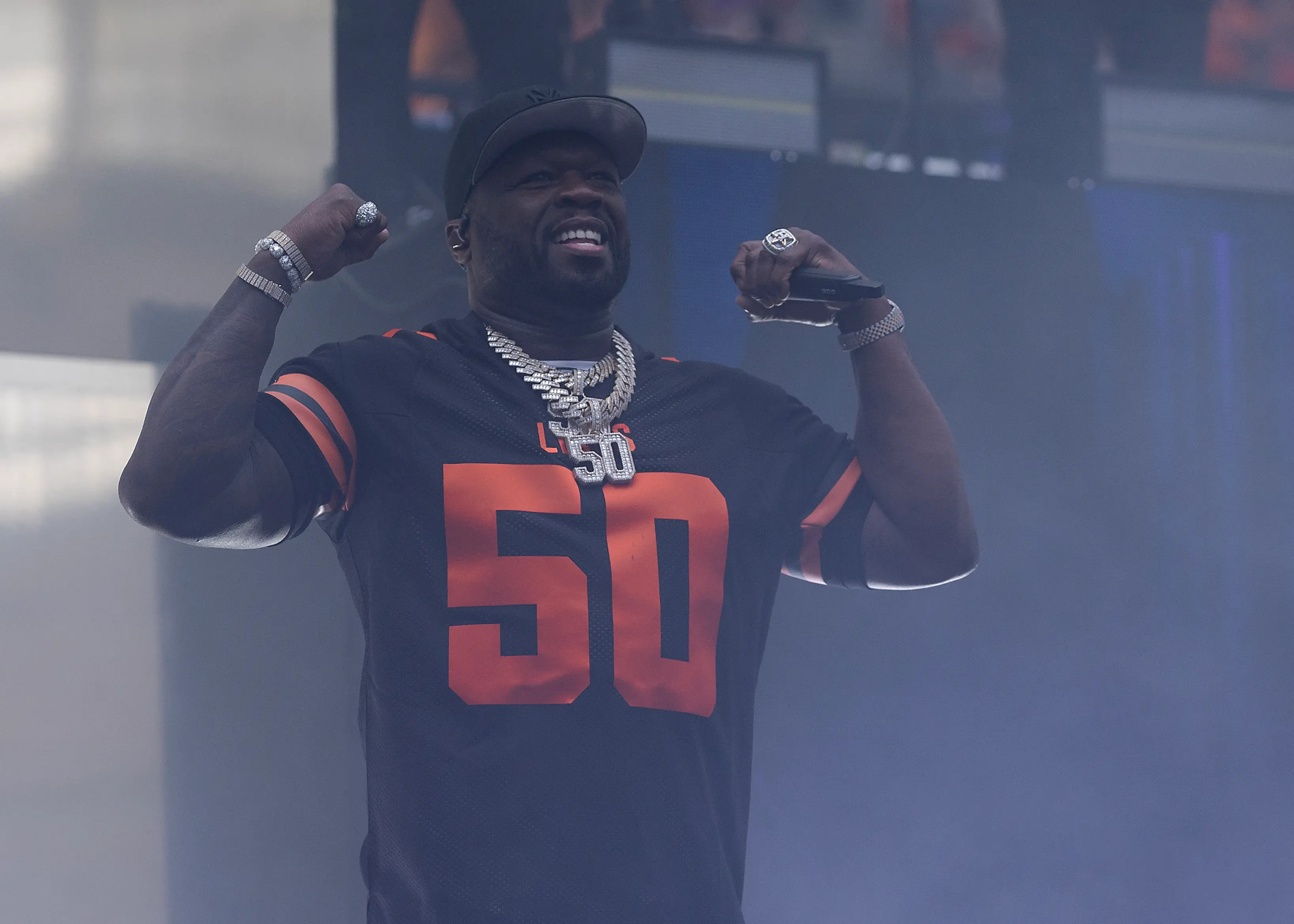 50 Cent is producing a documentary series on the allegations. (Andrew Chin/Getty Images)