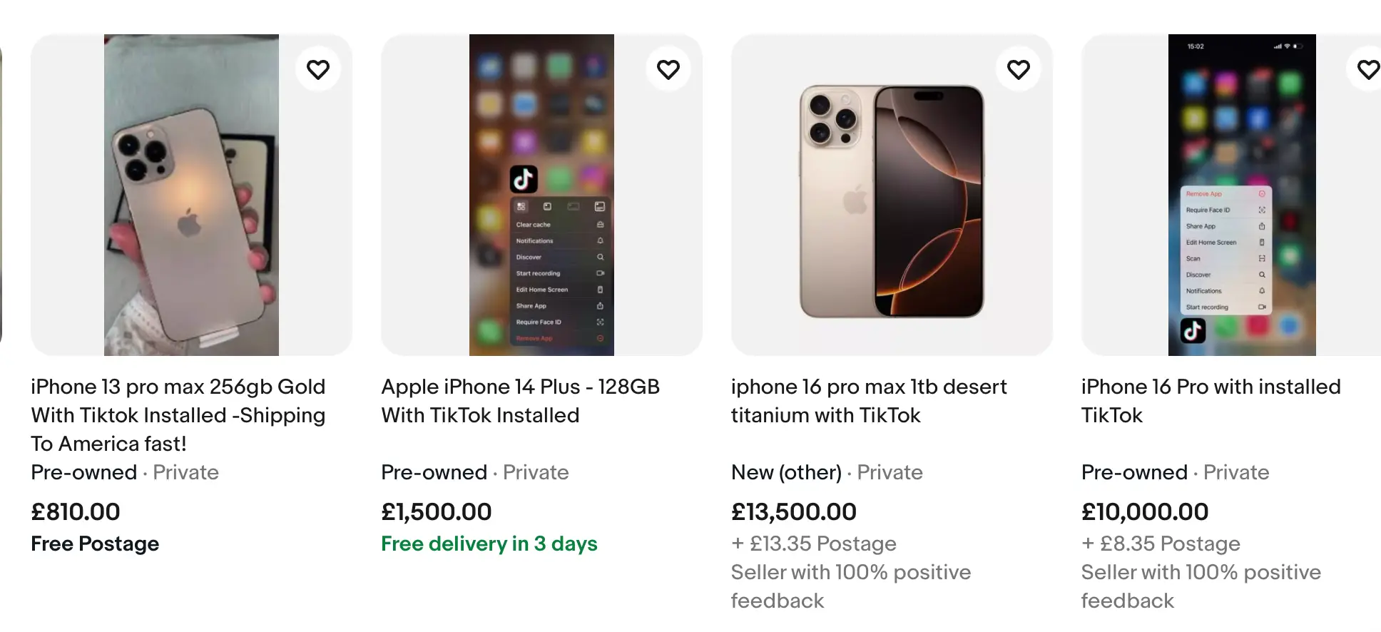 If you don't feel like spending millions you can spend thousands...(eBay)