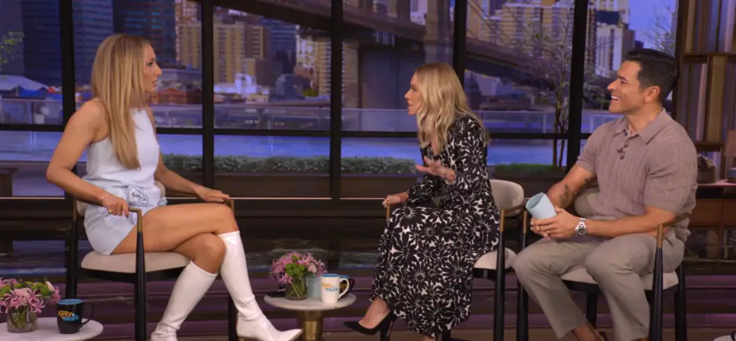 Viewers praised Nikki Glaser's quick thinking (YouTube/liveKellyandMark)