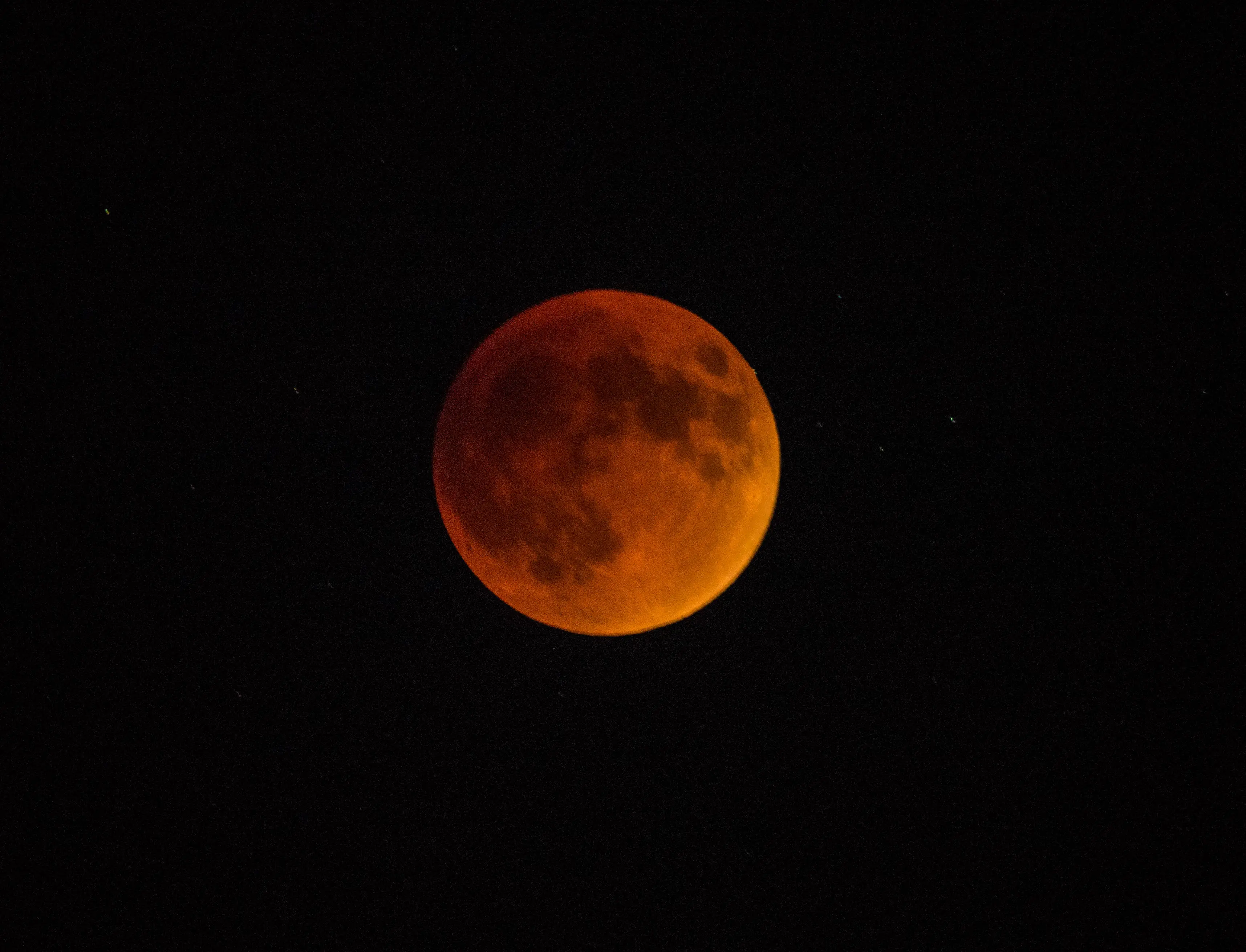 The total lunar eclipse tomorrow will turn the moon red, it's a shame not everyone will get to see it.