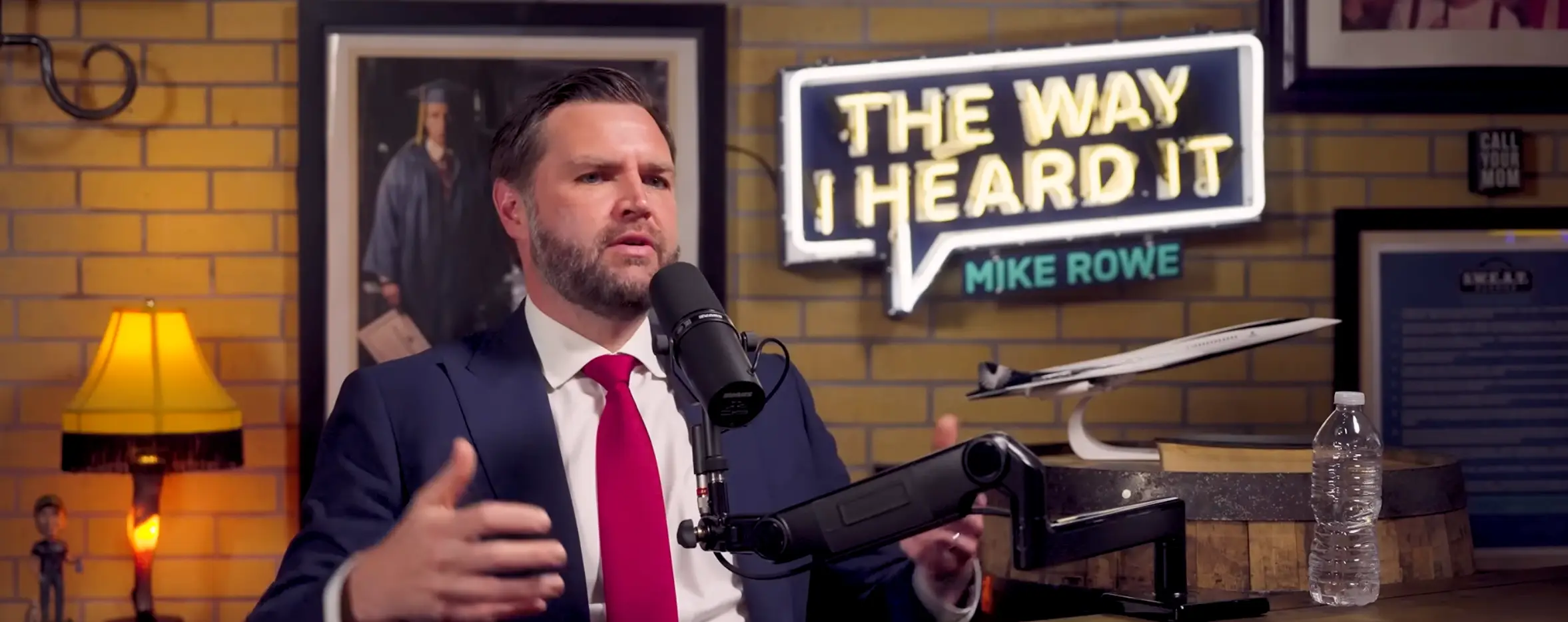 The Vice President opened up about his life on The Way I Heard It podcast (Image: The Way I Heard It Podcast)