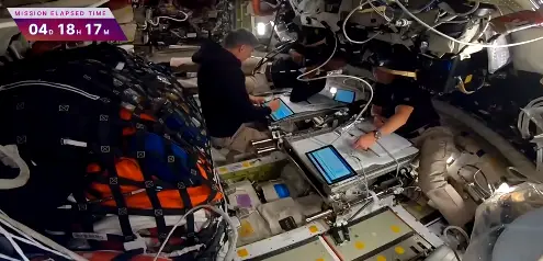 People have been left confused by a viral video (X/NASA Artemis)