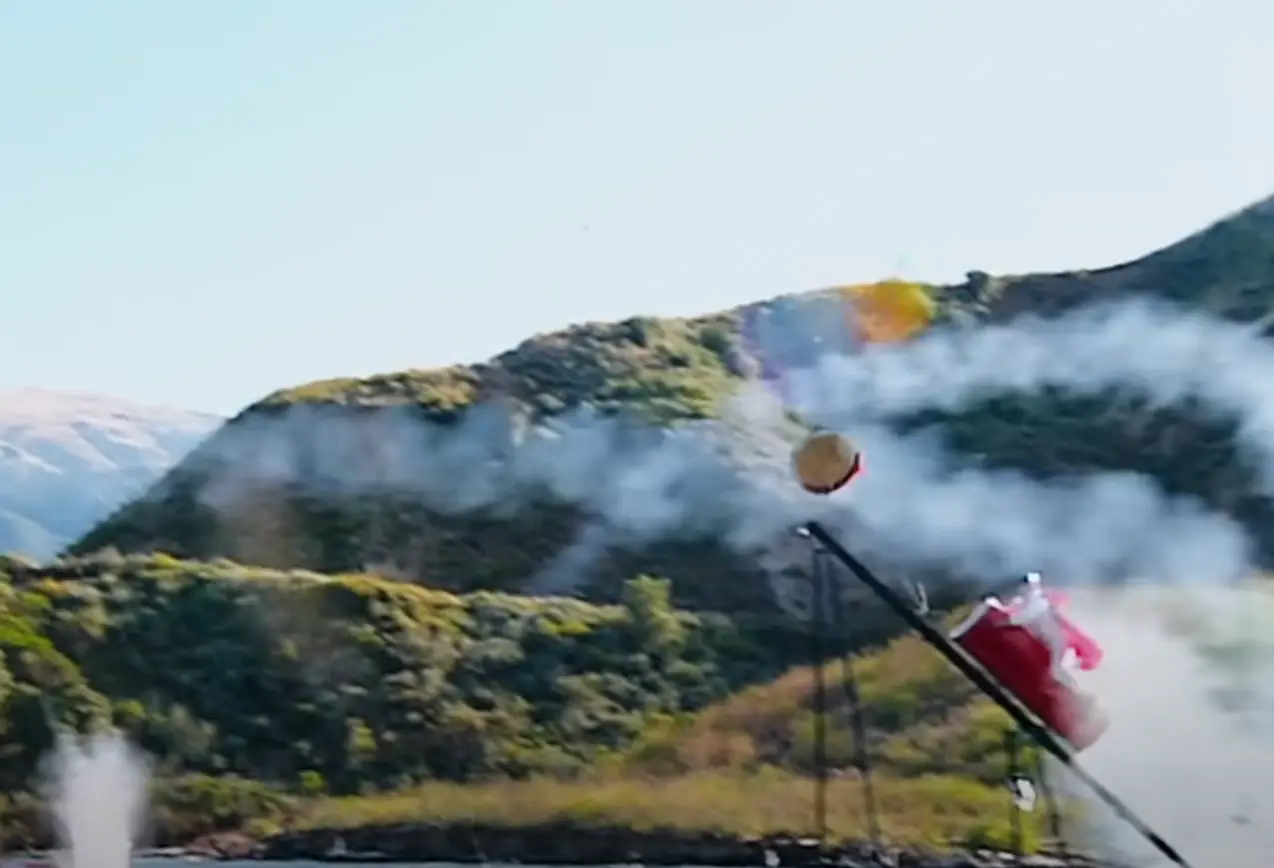 Knoxville says the stunt nearly 'decapitated' two members of the art department. (Paramount Pictures)