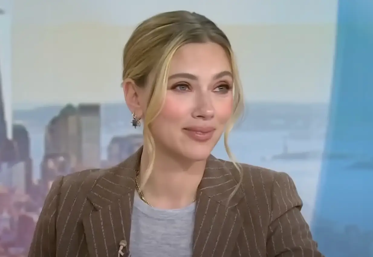 Luckily Johansson saw the funny side of things (NBC)