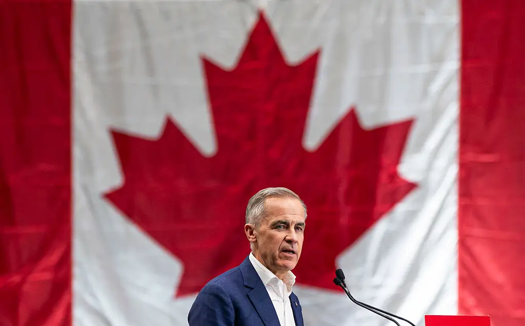 Canadian Prime Minister Mark Carney is also pushing back on Trump's tariffs (Rich Lam/Getty Images)