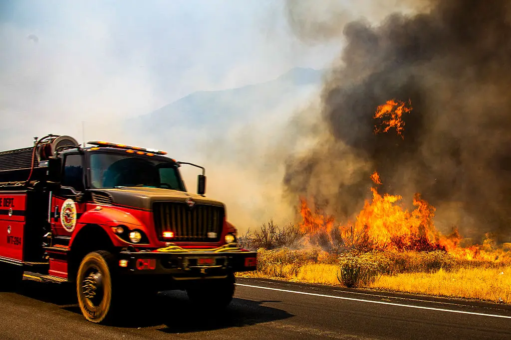 Gifford Fire is currently burning through Southern California, and is the largest of the year so far (BENJAMIN HANSON/Middle East Images/AFP via Getty Images)