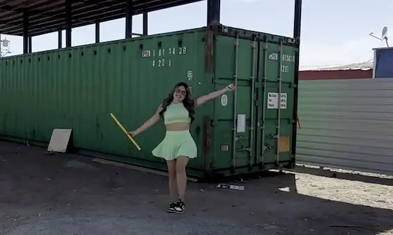 The container will be used as an AirBnB when not being used by Miriam and Eric (SWNS)