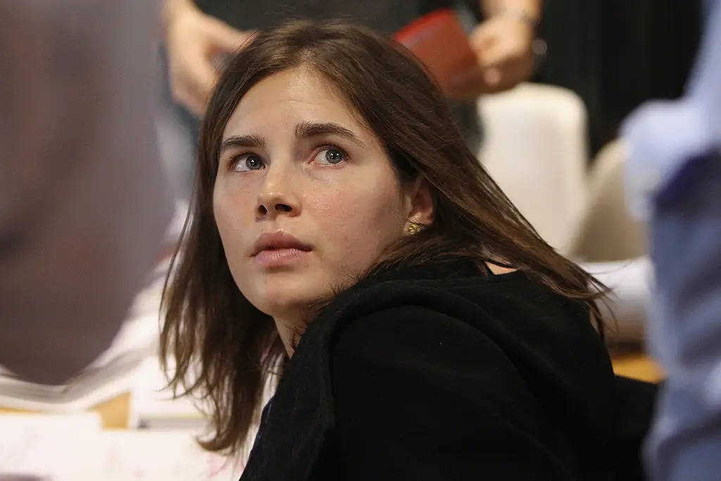 Knox was wrongly convicted for the 2007 murder of her British roommate Meredith Kercher (Photo by Oli Scarff/Getty Images)