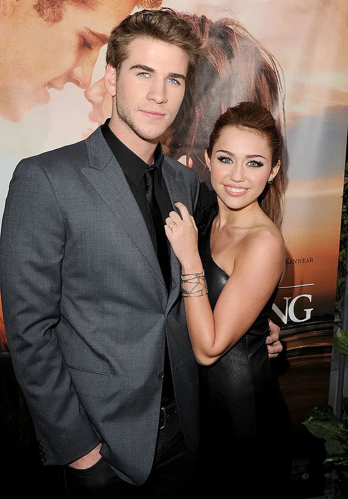Liam Hemsworth and Miley Cyrus pictured back in 2010, the year they began dating (Kevin Winter/Getty Images)