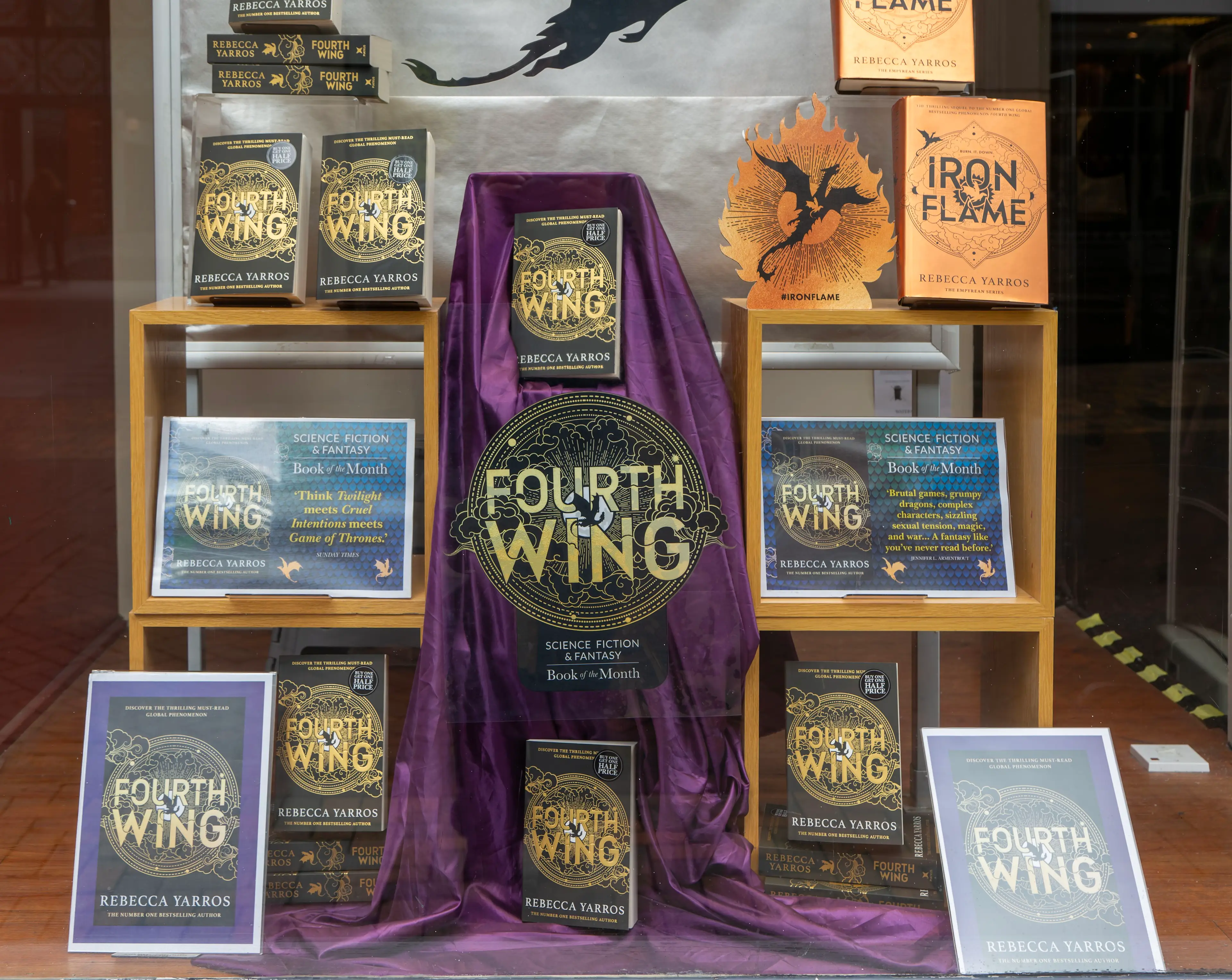 Fourth Wing is the first book in Yarros' series (Geography Photos/Universal Images Group via Getty Images)