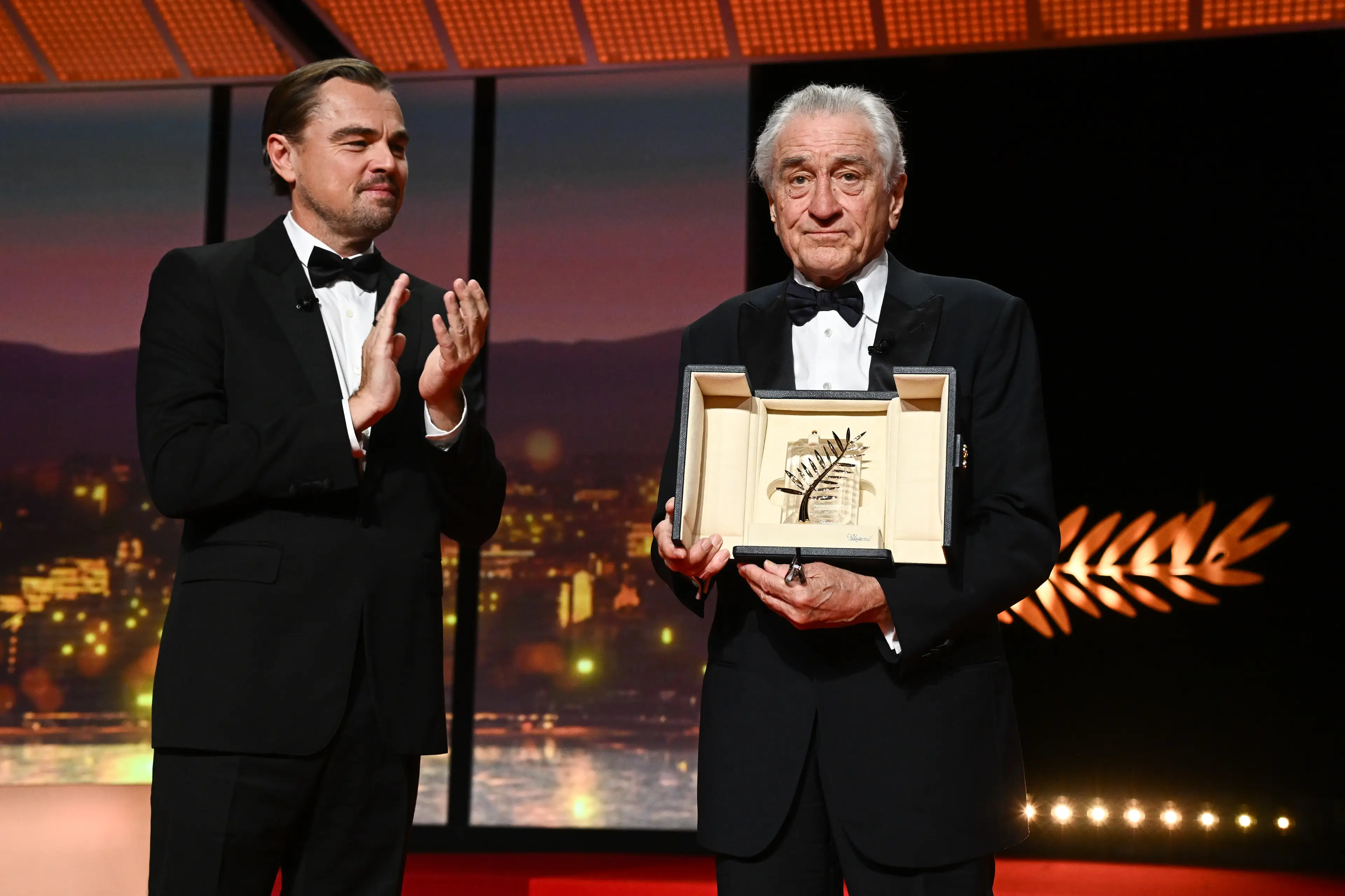 DiCaprio has spoken about his gratitude to De Niro recently (Corbis via Getty Images)
