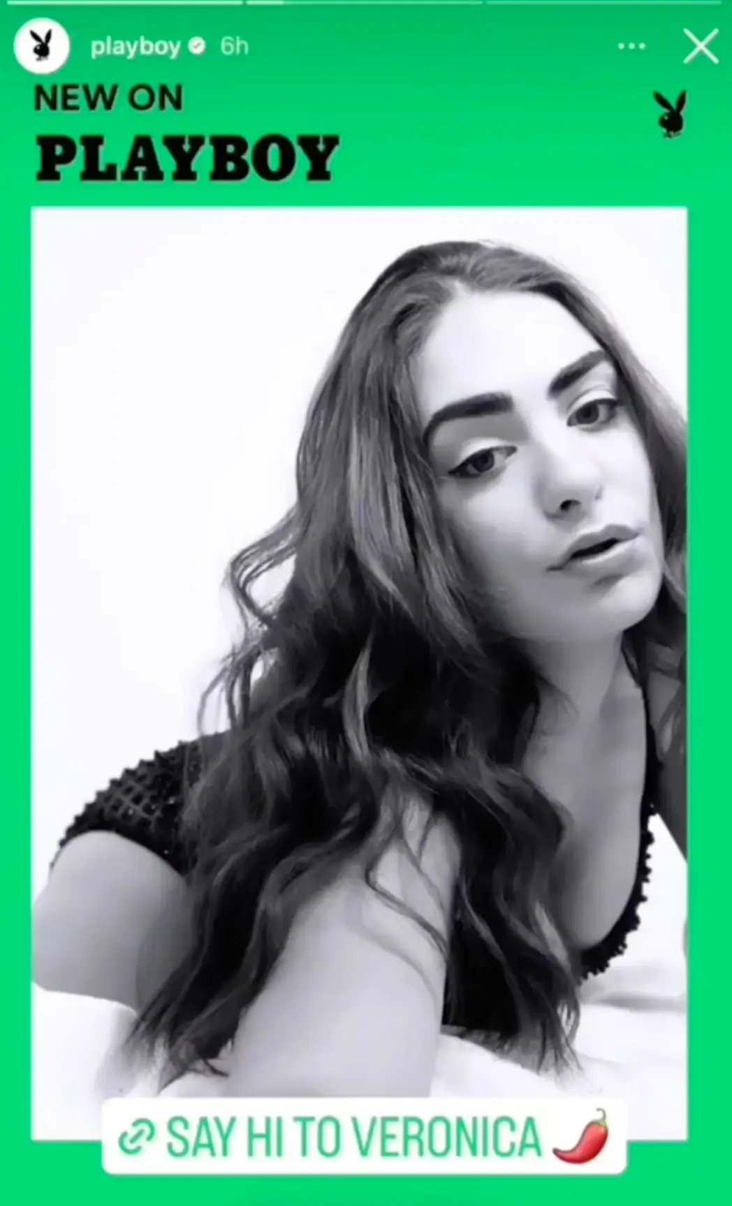 Correia has since been signed by Playboy.