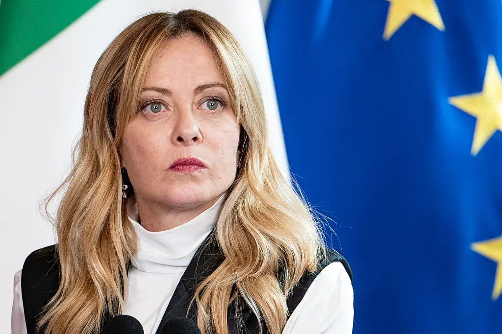 Italian Prime Minister Meloni has hit out at people who create the images (Photo by Massimo Valicchia/NurPhoto via Getty Images)
