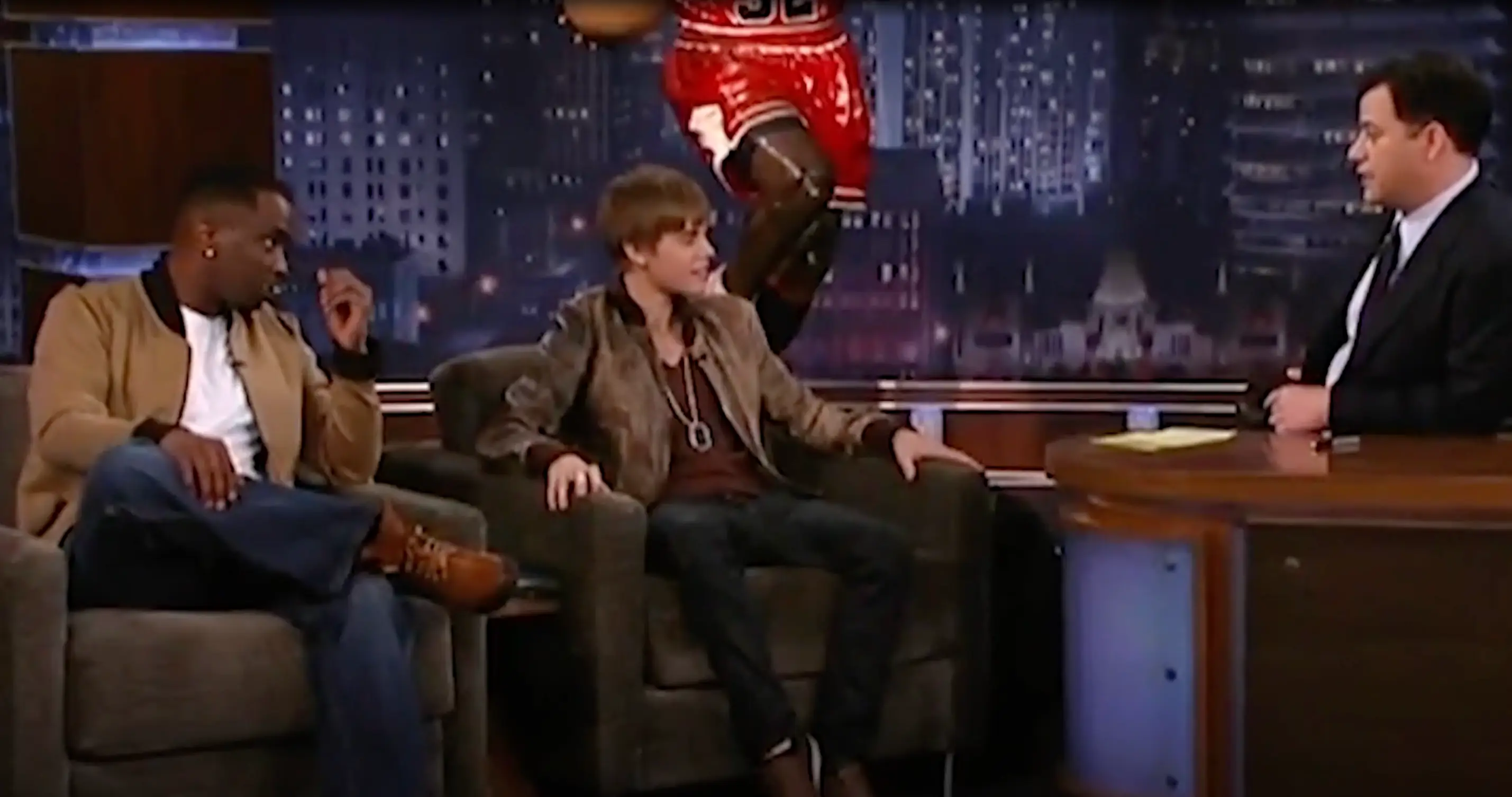 The clip has resurfaced following Combs' arrest (ABC)