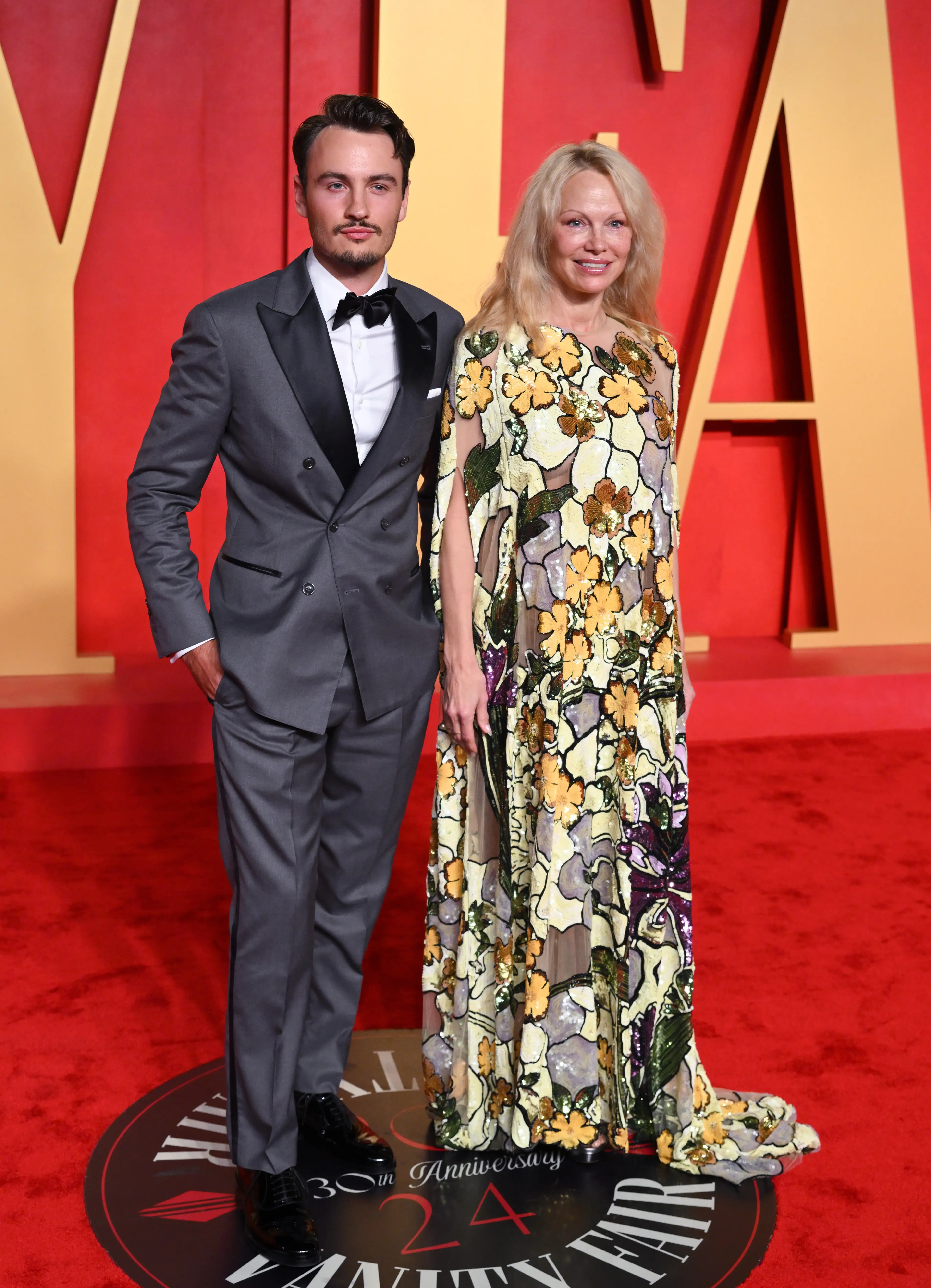 Pamela with her son Brandon Thomas Lee.