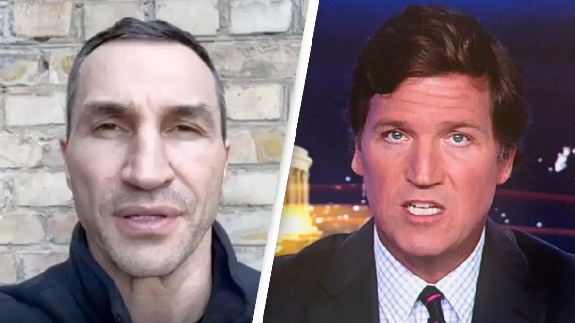 Wladimir Klitschko Hits Out At Tucker Carlson And Calls Putin’s War ‘Pure Genocide’