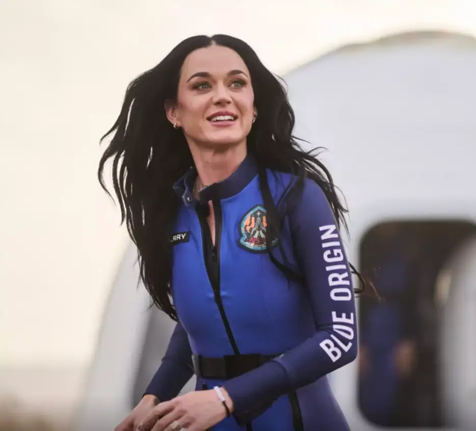 Katy Perry is said to have 'regrets' about the mission (Blue Origin)
