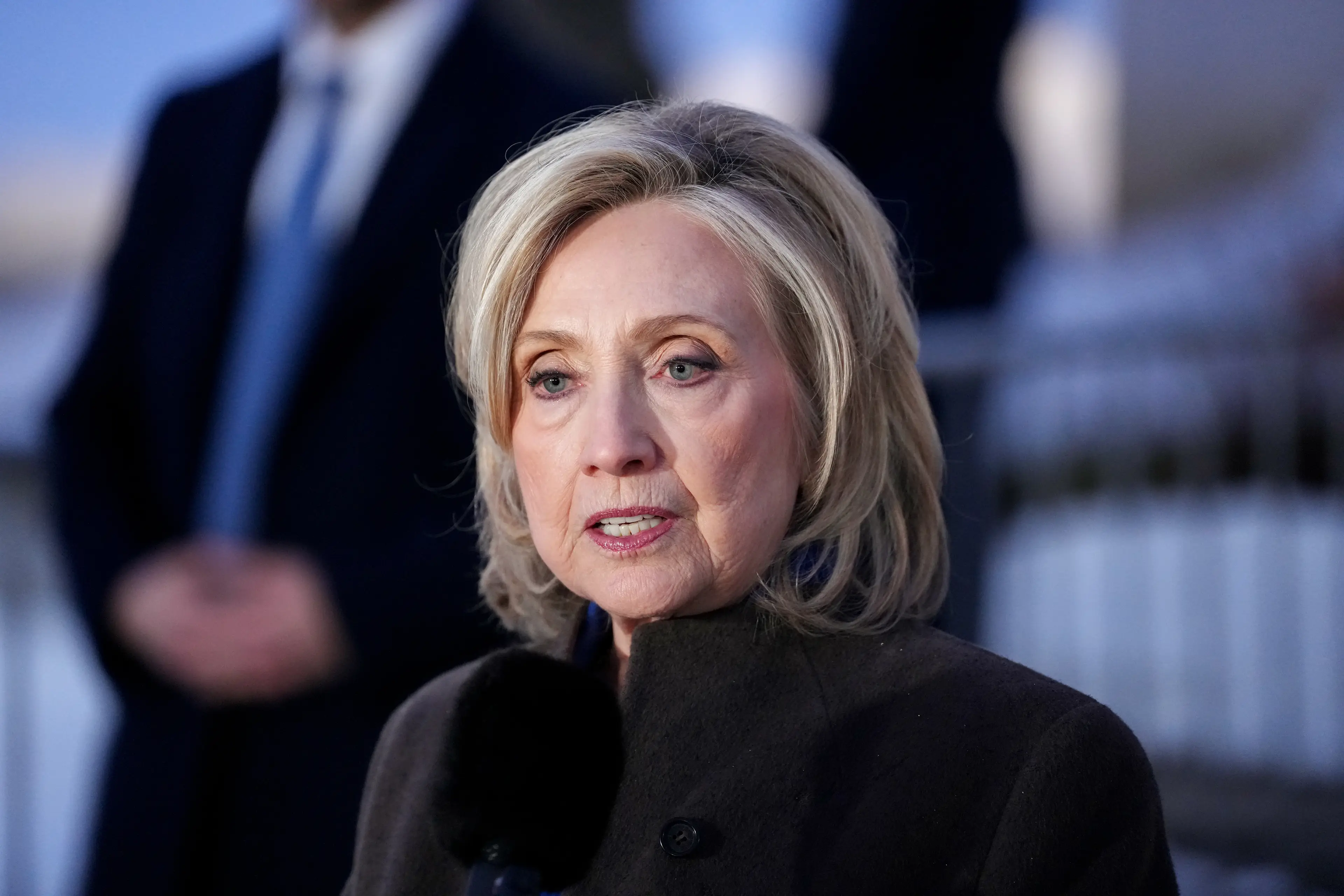Hillary Clinton has shared her thoughts on Biden's initial plans to run for POTUS again (Adam Gray/Bloomberg via Getty Images)