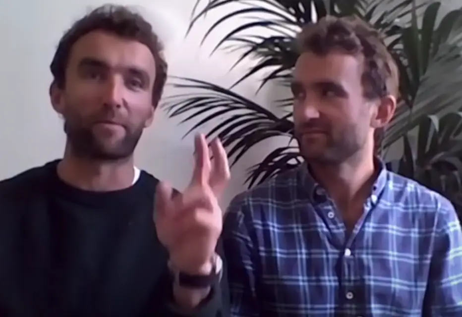 The twins embarked on the experiment to see which diet is best (BBC)