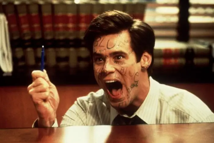 Jim Carrey in Liar Liar. (Universal Pictures)