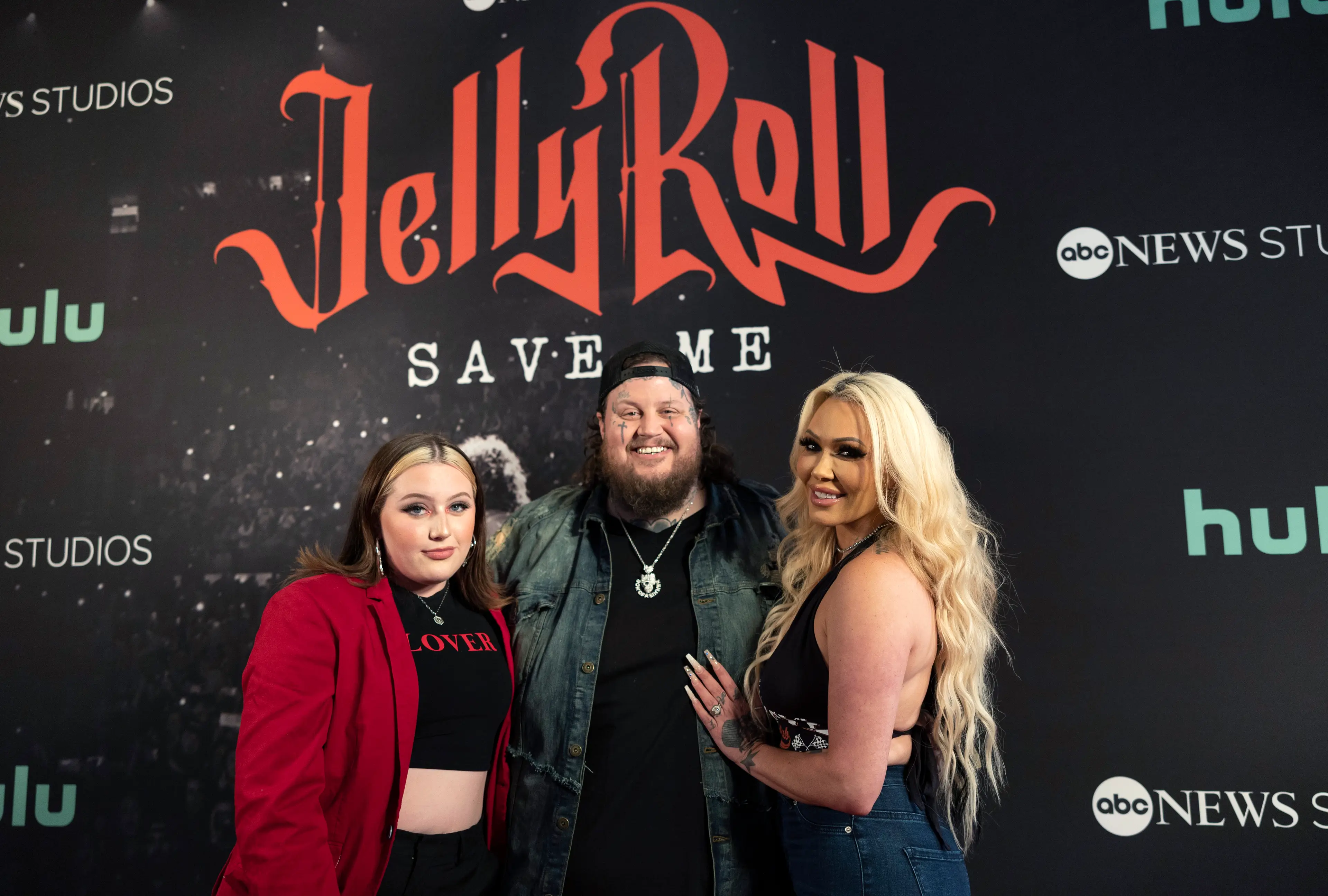Bailee Ann, Jelly Roll and Bunnie Xo pictured in 2023 (Jason Kempin/Getty Images)