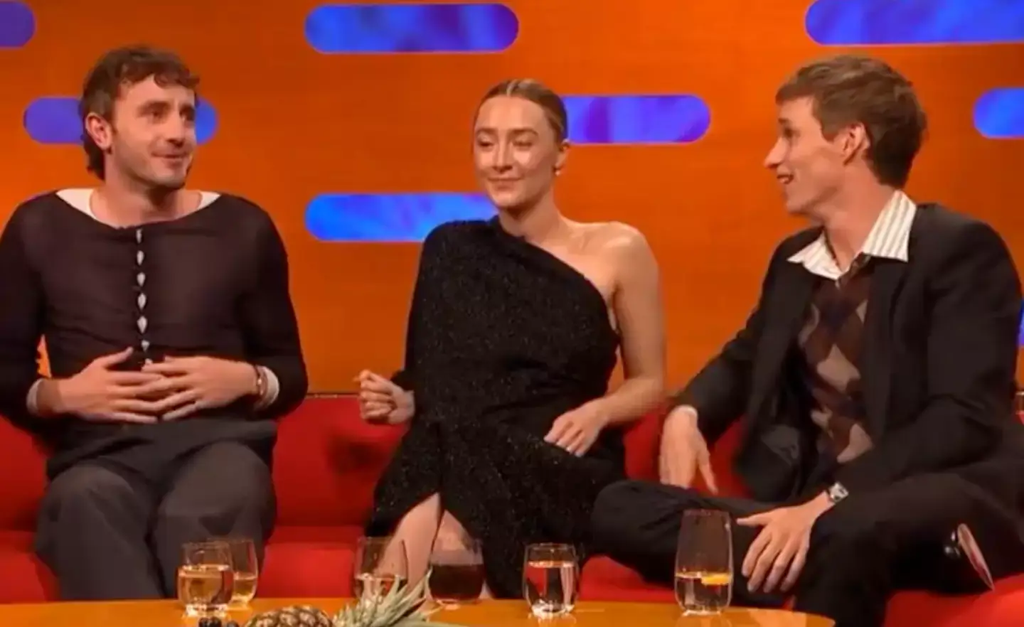 The men stopped laughing when Ronan responded (BBC/ The Graham Norton Show)