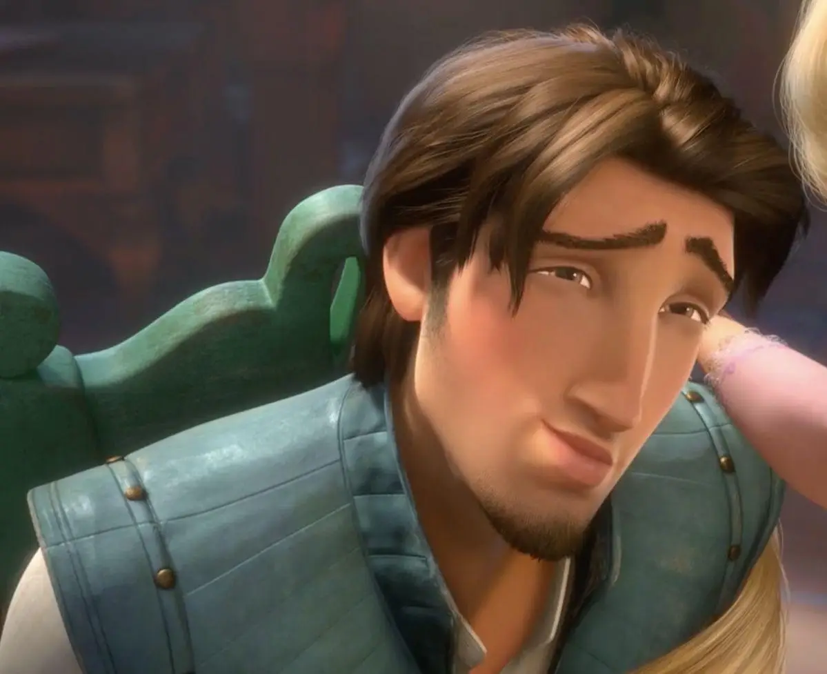 Take it from Flynn Rider, no one can pull off a smoulder without looking like a twat (Disney)