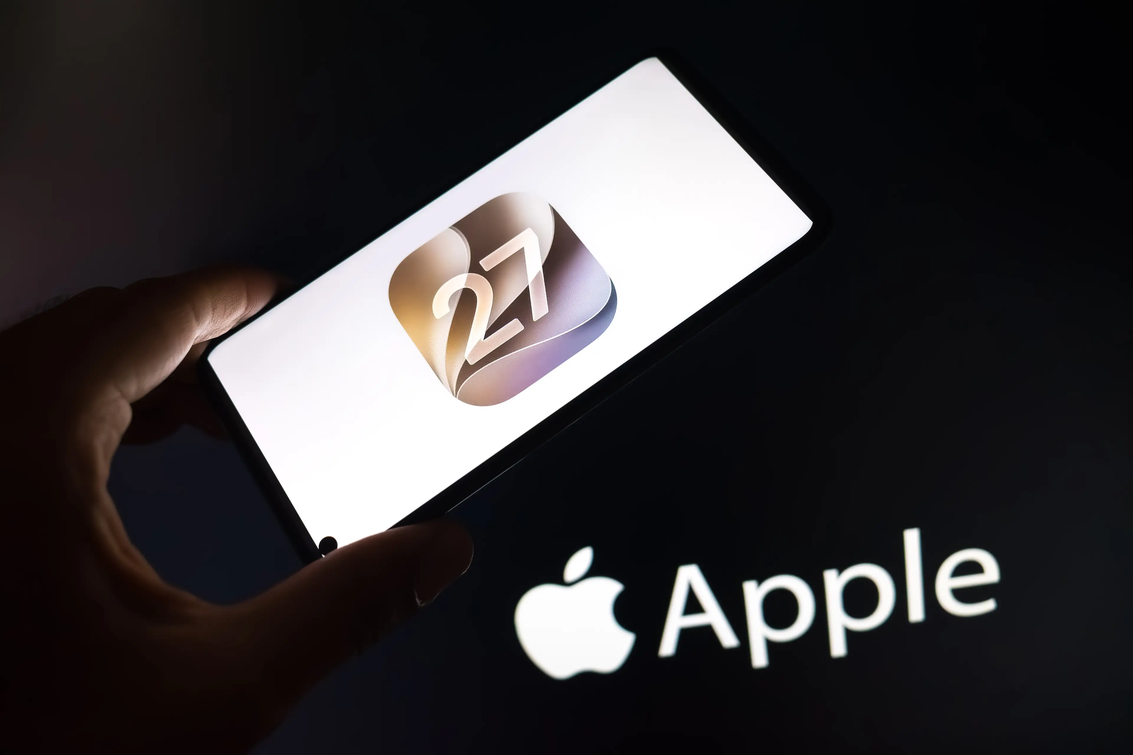 Apple's iOS 27 is now available (Nikolas Kokovlis/NurPhoto via Getty Images)