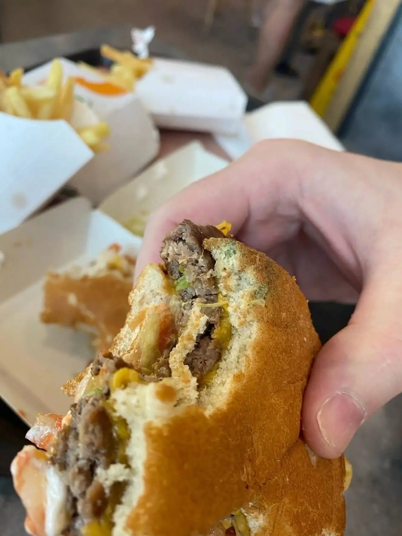 Multiple people have had mouldy burgers.