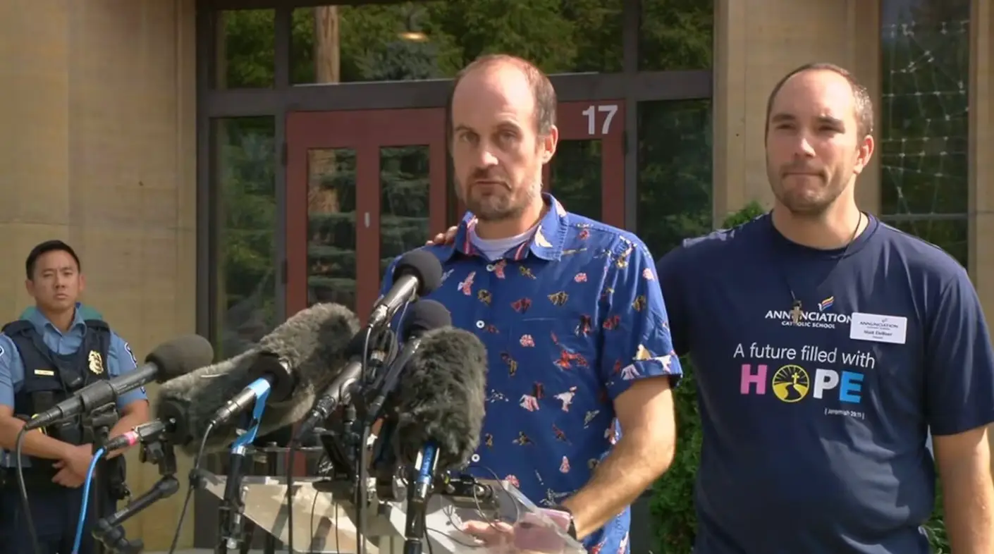 Jesse Merkel spoke to reporters on Thursday (KSTP)