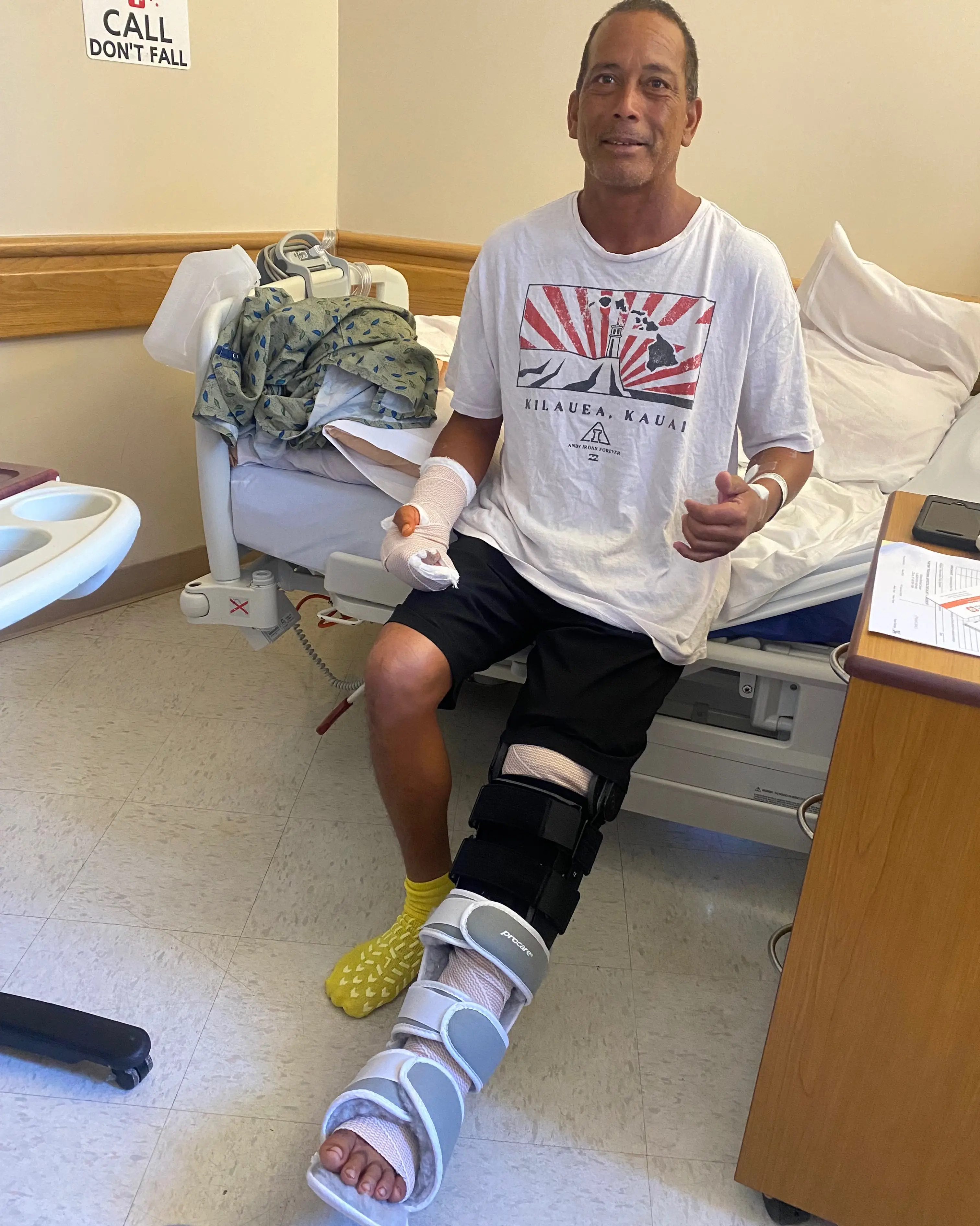 Kevin's recovery has been going well so far, according to his GoFundMe.