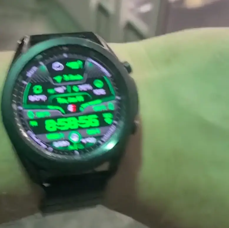 The man's watch indicated the store had closed a minute early.